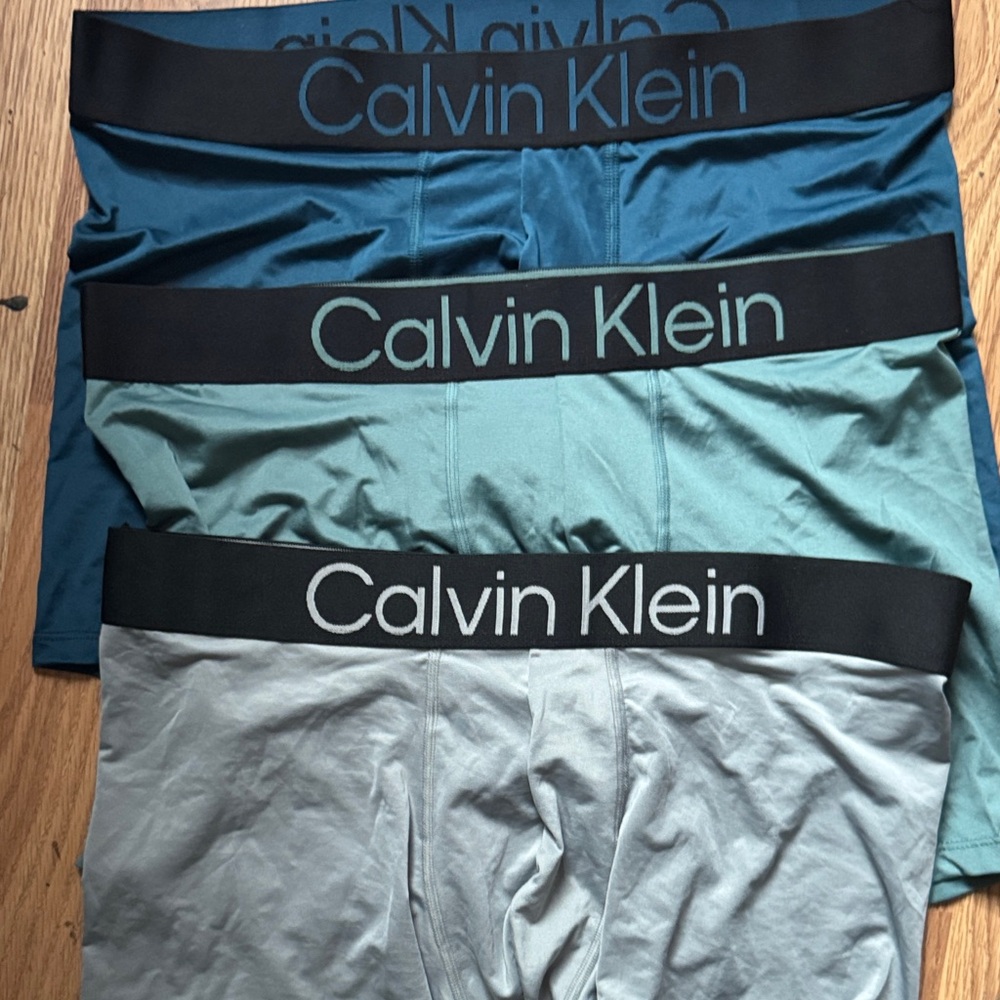 Calvin Klein Underwear Boxer Briefs - Blue, Green, Gray